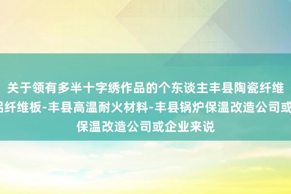 关于领有多半十字绣作品的个东谈主丰县陶瓷纤维板-硅酸铝纤维板-丰县高温耐火材料-丰县锅炉保温改造公司或企业来说